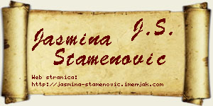 Jasmina Stamenović vizit kartica